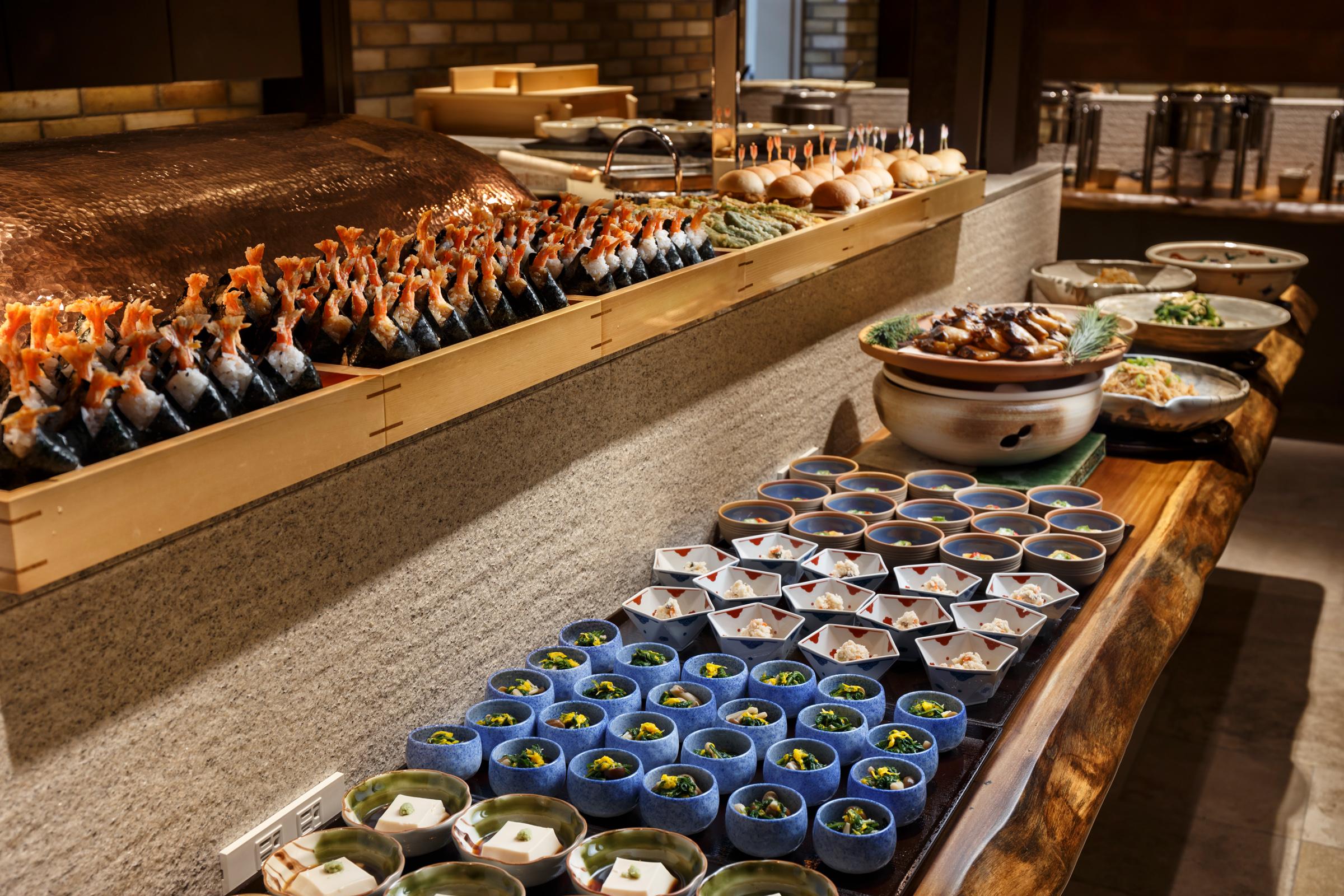 Hotel The Celestine Kyoto Gion Екстер'єр фото A buffet at a restaurant