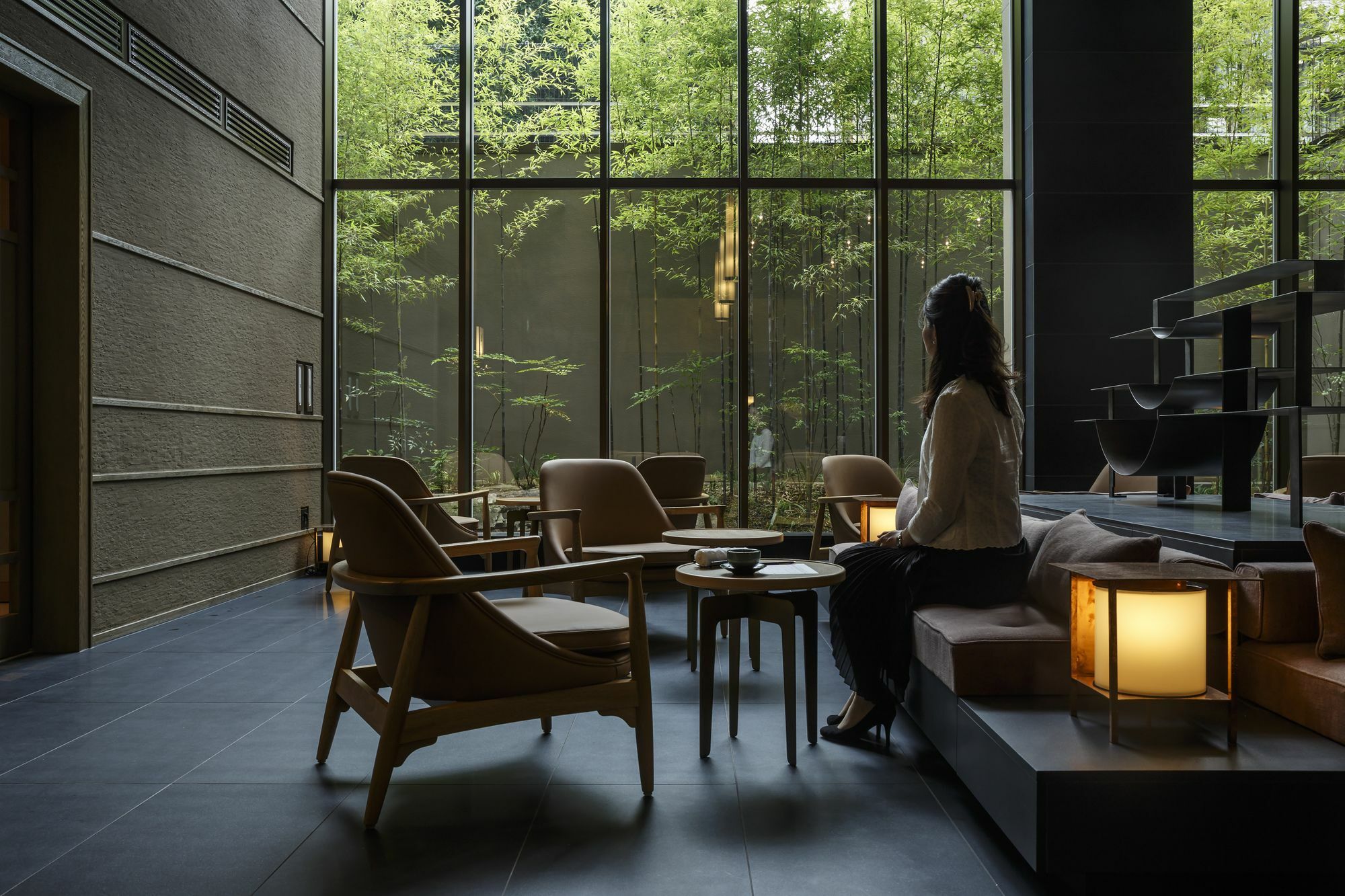 Hotel The Celestine Kyoto Gion Екстер'єр фото The lounge at the hotel